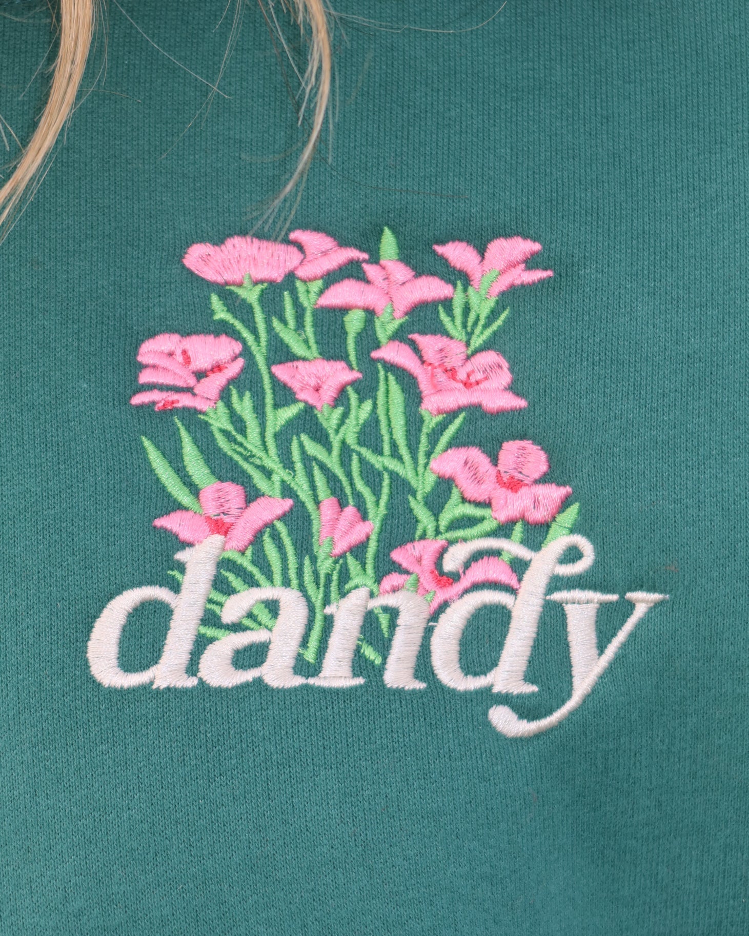 "What If" Oversized Lux Hoodie in Green