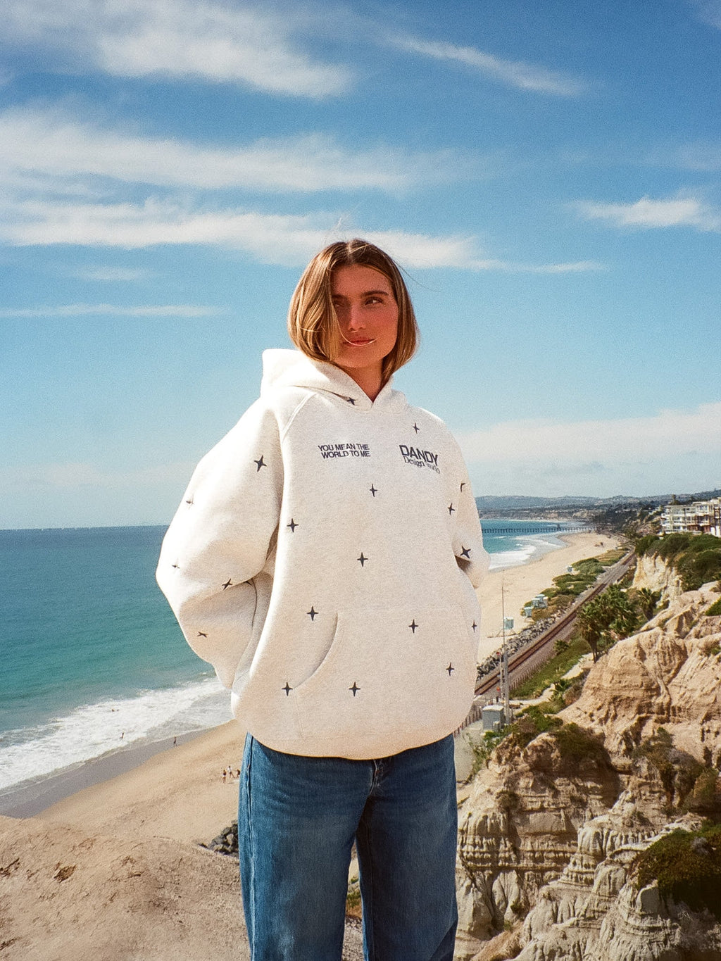 "World" Limited Hoodie in Heather Gray