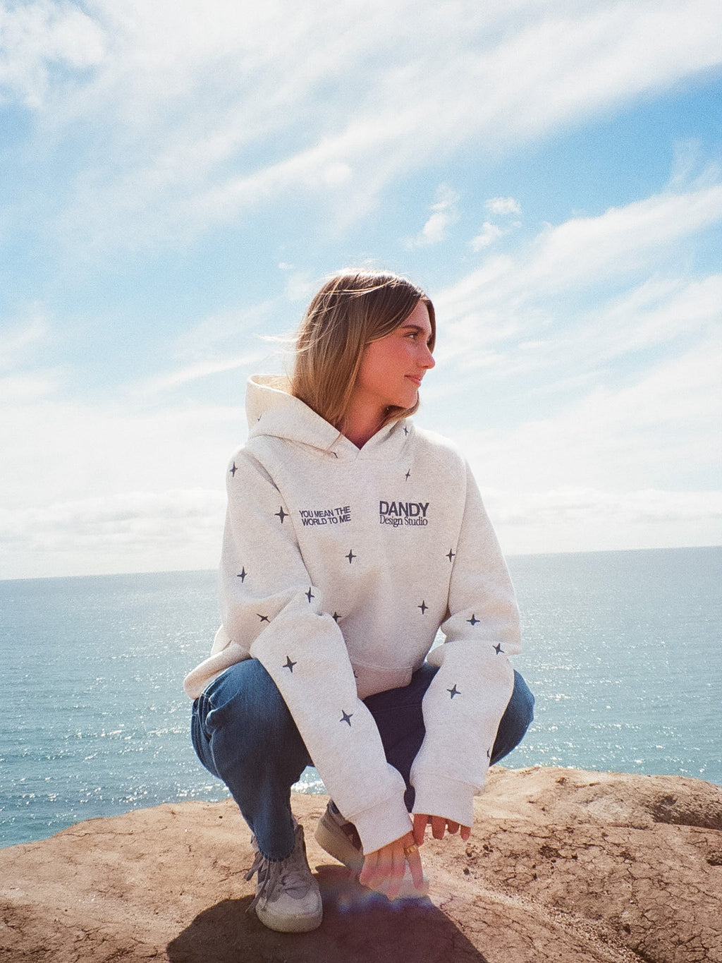 "World" Limited Hoodie in Heather Gray