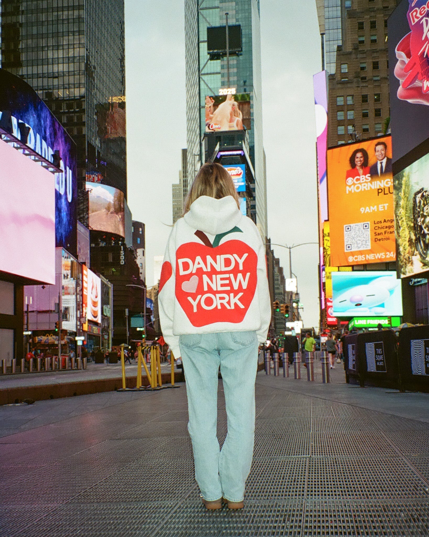 "Big Apple" Oversized Lux Hoodie in Heather Gray