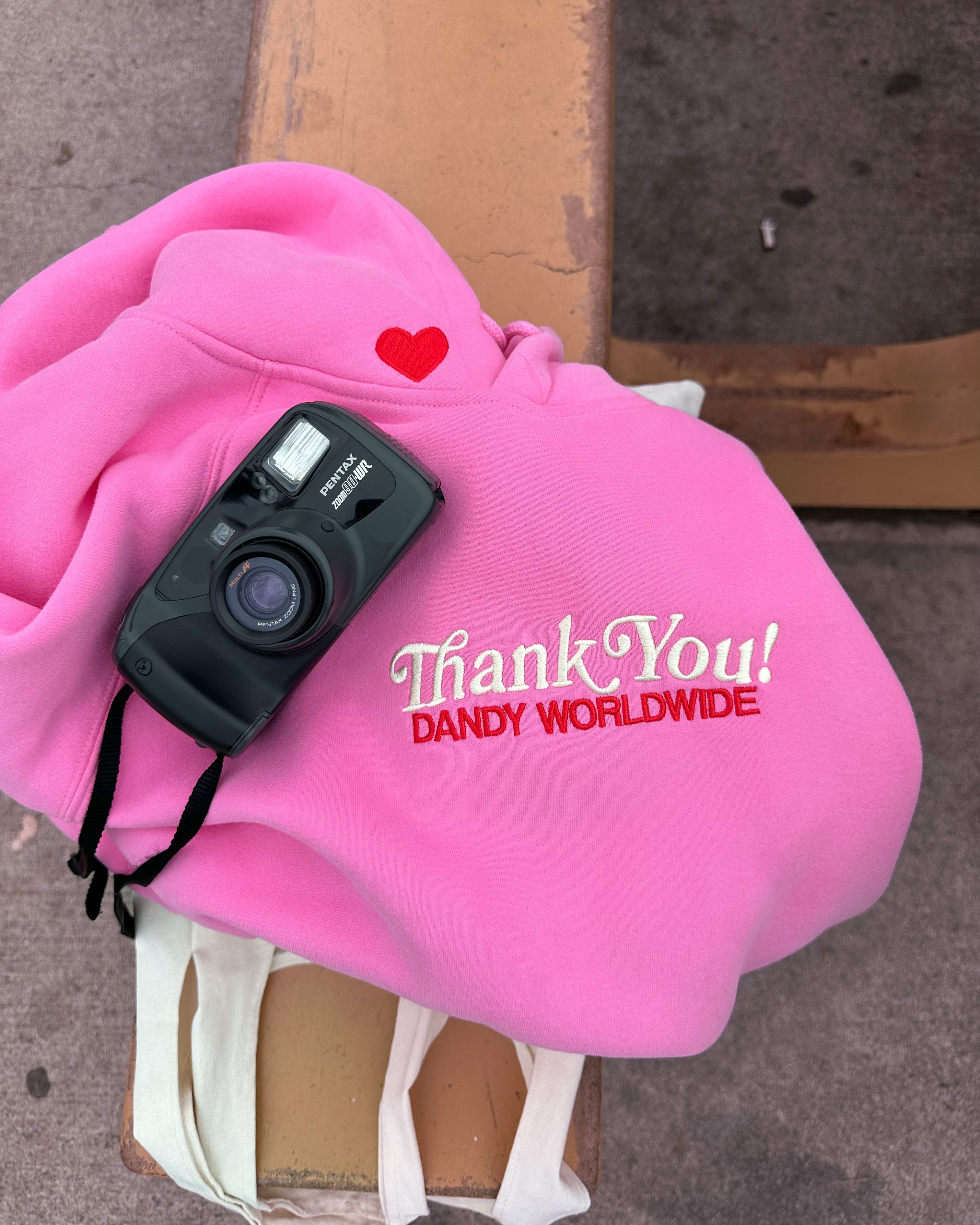 "Quality Time" Oversized Lux Hoodie in Pink